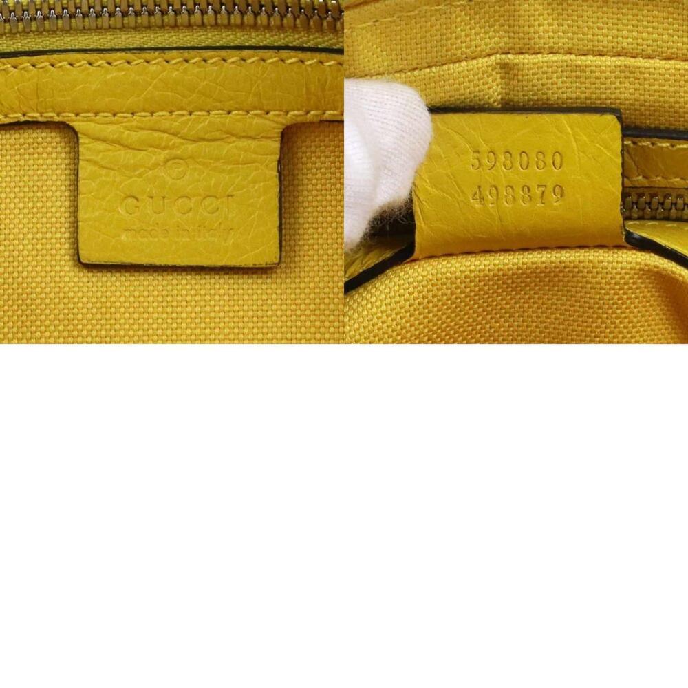 GUCCI Yellow Leather Fanny Pack - Picture 5 of 5